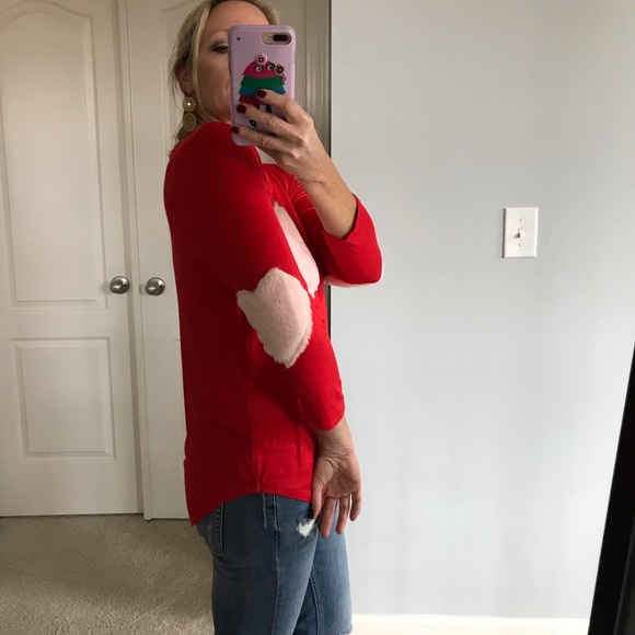 ♥️VALENTINES DAY♥️1 SM LEFT♥️Red Heart Tunic Top - Picture 3 of 6